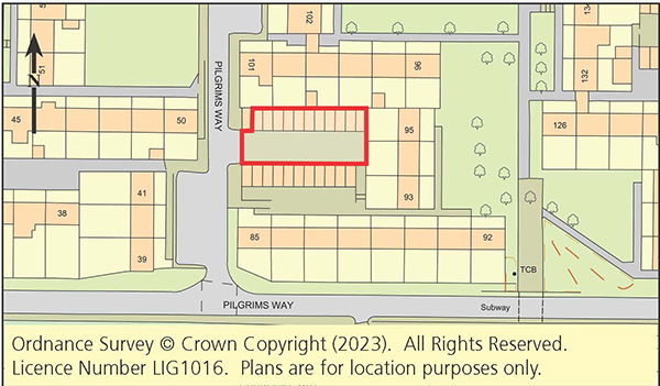 Lot: 119 - ELEVEN VACANT FREEHOLD GARAGES AND LAND -